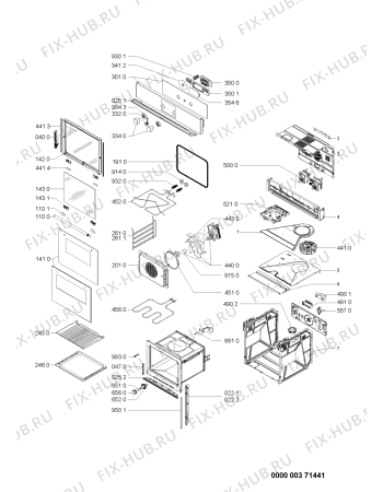 Схема №1 AKZ 447/IX/04 с изображением Обшивка для духового шкафа Whirlpool 480121103677