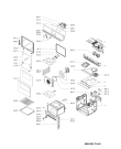 Схема №1 AKZ 447/IX/04 с изображением Дверка для духового шкафа Whirlpool 480121103315