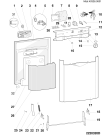 Схема №1 IDL62SK2 (F036387) с изображением Обшивка для посудомоечной машины Indesit C00118882