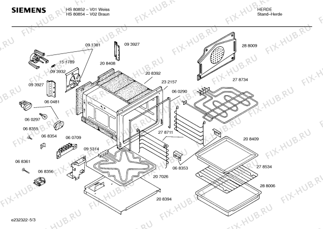 Схема №2 HS80854 с изображением Переключатель для плиты (духовки) Siemens 00060405