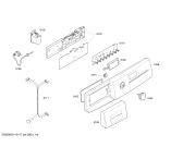 Схема №1 WXB106PWTI WM6105 с изображением Панель управления для стиральной машины Siemens 00660895