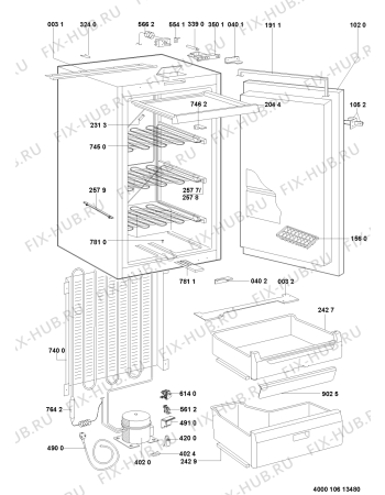 Схема №1 AFB835A1 (F090661) с изображением Руководство для холодильника Indesit C00347103
