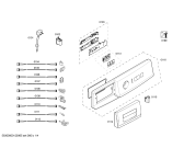Схема №1 WM07A065HK с изображением Панель управления для стиралки Siemens 00674037
