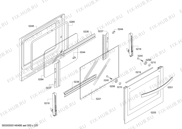 Схема №3 3HB570XP horn.balay.py.2d.CFg.E3_MCT_X.pt_crr.inx с изображением Кольцо для электропечи Bosch 00615575