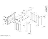 Схема №2 B45C42N3FR с изображением Панель управления для электропечи Bosch 00744872