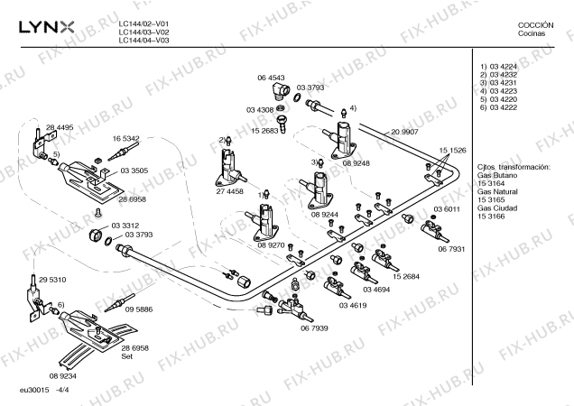 Схема №3 LC144 с изображением Панель для плиты (духовки) Bosch 00209033