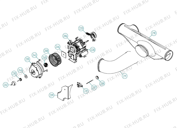 Взрыв-схема стиральной машины Gorenje Prof TDV US   -Metal Grey (900002794, TDC33US) - Схема узла 02