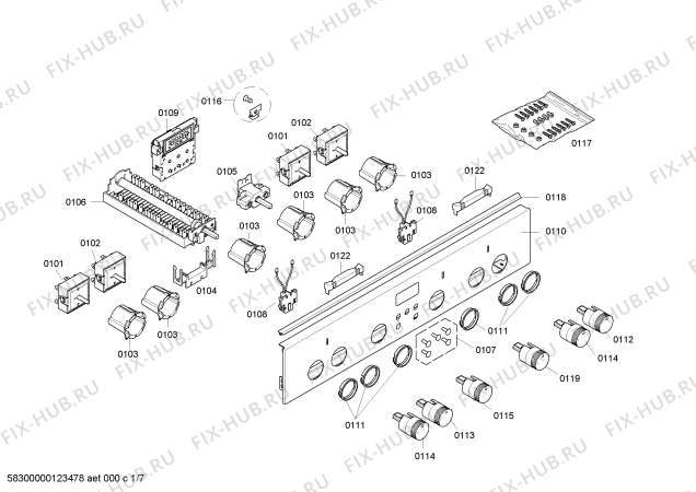 Схема №4 HL444200V с изображением Кольцо для духового шкафа Siemens 00425773