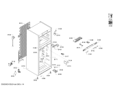 Схема №2 KDN46AI25 с изображением Дверь морозильной камеры для холодильной камеры Bosch 00687653