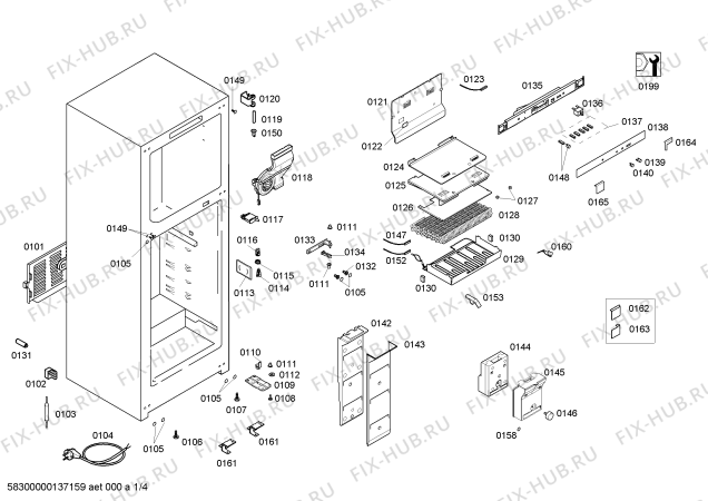 Схема №2 BD4607ANFE с изображением Модуль управления для холодильной камеры Bosch 00689272
