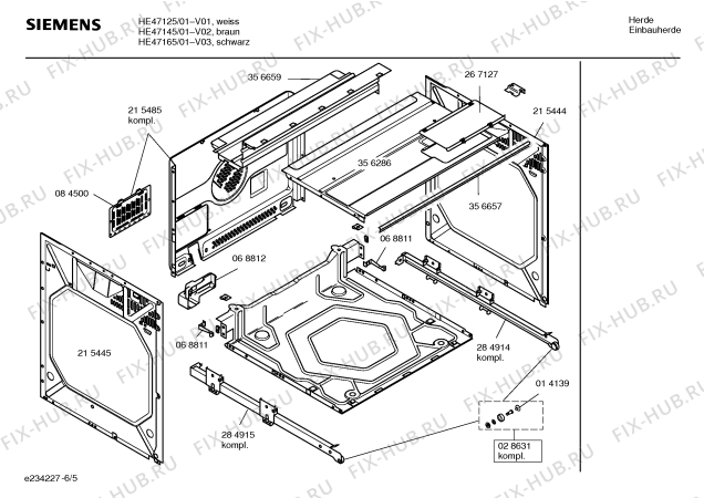 Схема №1 HB44055 с изображением Модуль управления для духового шкафа Siemens 00484207