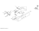 Схема №1 HB23AB520K Siemens с изображением Панель управления для духового шкафа Siemens 00669084