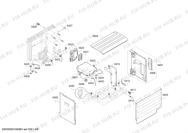 Взрыв-схема кофеварки (кофемашины) Bosch CTL636ES1 Serie 8 - Схема узла 04