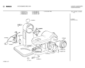 Схема №1 0710014611 UM4 с изображением Защитный выключатель мотора для кухонного измельчителя Bosch 00022377