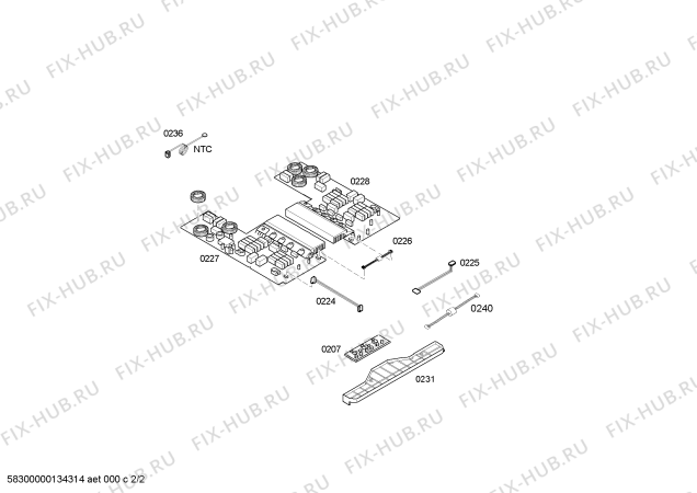 Взрыв-схема плиты (духовки) Bosch PIE645T14E BO.4I.60.BAS.X.X.Bas - Схема узла 02