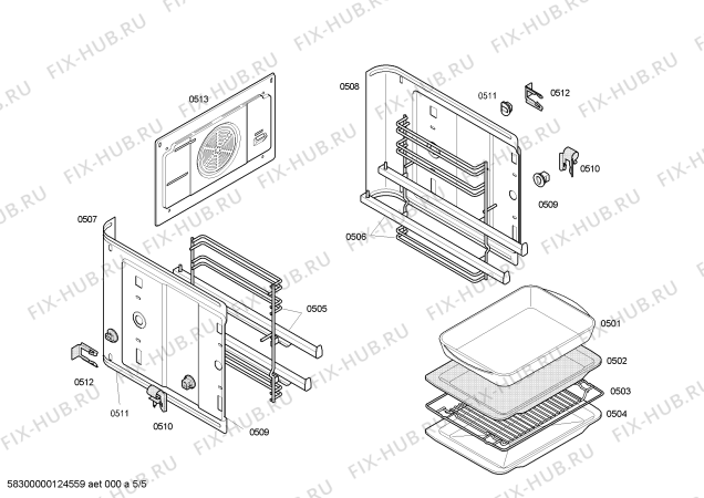 Схема №2 3HT509X Horno balay indepnd.inox.multifuncion с изображением Набор кнопок для электропечи Bosch 00601541