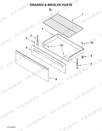 Схема №2 WFE381LVS с изображением Изоляция для духового шкафа Whirlpool 482000011699