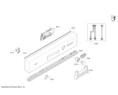Схема №1 SN55E530TR с изображением Панель управления для посудомоечной машины Siemens 00705511