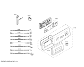 Схема №2 WM14A260SK с изображением Панель управления для стиральной машины Siemens 00448658