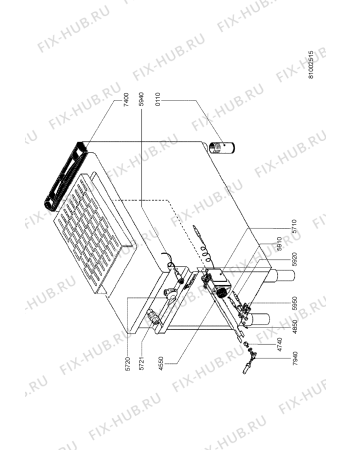 Схема №1 AGB 452/WP с изображением Холдер для электропечи Whirlpool 483286009293
