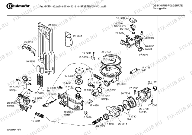 Схема №1 SF5BTE1 GCI5740WWS с изображением Переключатель для посудомойки Bosch 00183566