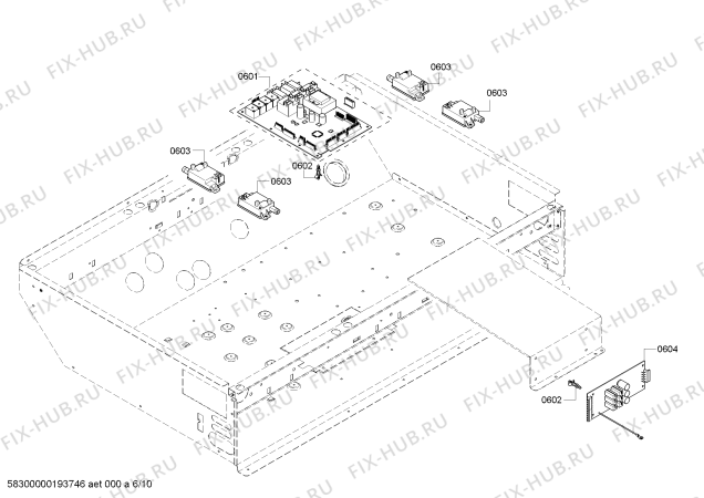 Схема №3 PRL364GDH с изображением Поднос для плиты (духовки) Bosch 11006314
