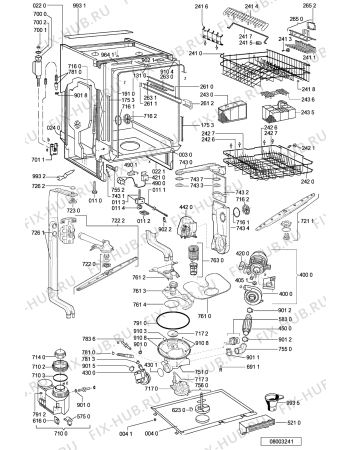 Схема №2 ADG 8966 IXM с изображением Блок управления для посудомоечной машины Whirlpool 481221479083