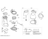 Схема №1 TKA1413N с изображением Фильтр для электрокофеварки Bosch 00499901