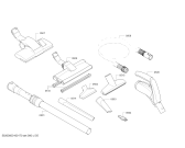 Схема №1 BGS61438 Roxx´x с изображением Кнопка для пылесоса Bosch 00624705