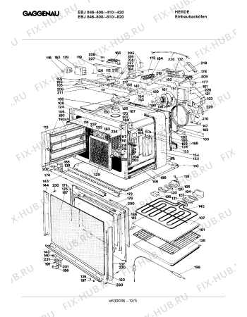 Схема №5 EB846920RK с изображением Планка для плиты (духовки) Bosch 00291092