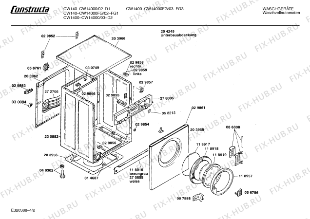 Схема №2 CW14000FG CW140 с изображением Крышка кнопки для стиральной машины Bosch 00031106