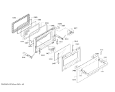 Схема №3 HB34D552B с изображением Крышка для духового шкафа Siemens 00667721