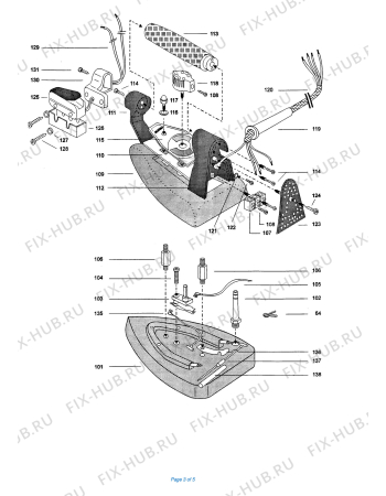 Схема №1 STIRELLA 410 PROFESSIONAL с изображением Кабель для утюга (парогенератора) DELONGHI SC24109026