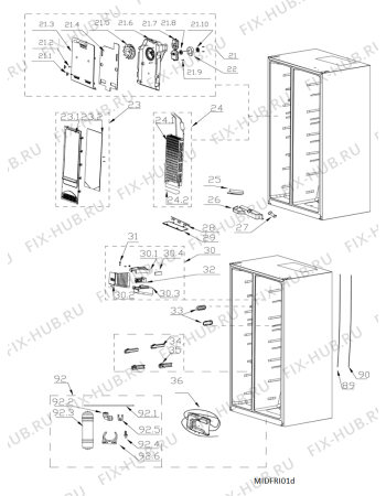 Схема №2 SXBHAE924WD (F105544) с изображением Датчик (сенсор) для холодильника Indesit C00519396