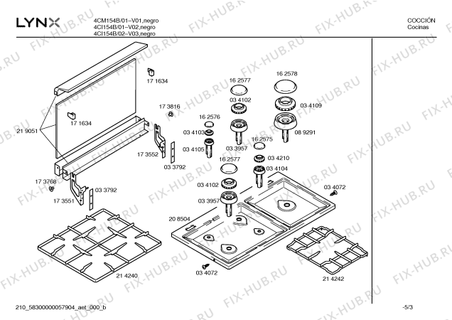 Схема №1 4CI154B с изображением Панель для электропечи Bosch 00218576