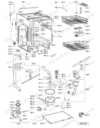 Схема №1 GI 458/1 IX с изображением Мини-ручка для посудомоечной машины Whirlpool 481245373413