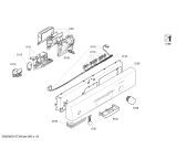 Схема №4 VVD54S01EU с изображением Передняя панель для посудомойки Bosch 00644851