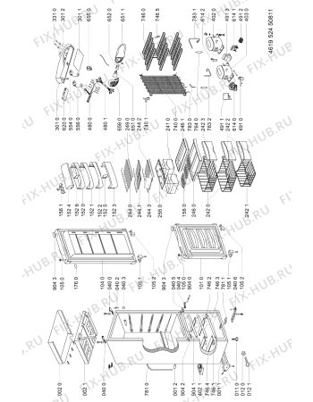 Схема №1 CBB 391 с изображением Дверка для холодильника Whirlpool 481241619209