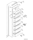 Схема №1 ABE81816NC с изображением Обшивка для холодильной камеры Aeg 2651108124