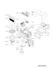 Схема №1 MD 674 IX HA с изображением Панель управления для микроволновки Whirlpool 481010857028