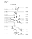 Схема №1 QB309838/900 с изображением Пружинка для кухонного измельчителя Krups MS-651038