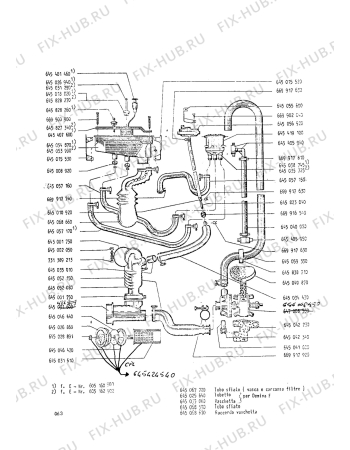 Схема №2 LAVDOMINA L с изображением Электропомпа Aeg 8996460684500