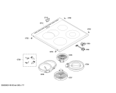 Схема №2 HC724260E с изображением Горелка для плиты (духовки) Siemens 00643439