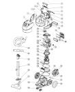 Схема №1 VCK1802WF (262832, VC-W4001) с изображением Щёточка для мини-пылесоса Gorenje 265272