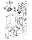 Схема №1 AWT 3080/1 с изображением Обшивка для стиралки Whirlpool 481245214043