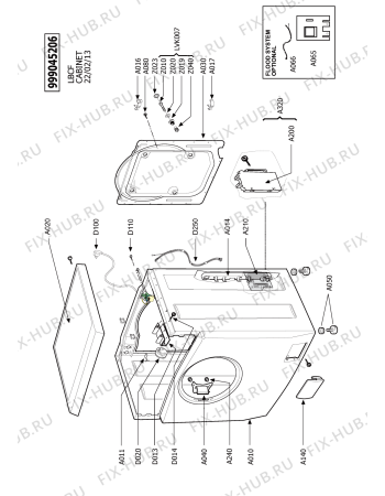 Схема №3 AWZ 710 ES с изображением Переключатель (таймер) для стиральной машины Whirlpool 482000017295