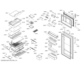 Схема №1 KDN46AW20U KDN с изображением Стеклопанель для холодильника Bosch 00795009