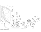 Схема №3 SMS53N68EU, SilencePlus с изображением Силовой модуль запрограммированный для посудомоечной машины Bosch 12004881