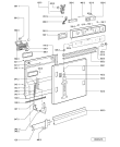 Схема №2 GSI 6798 WS с изображением Модуль (плата) управления для посудомойки Whirlpool 481221479025