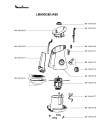 Схема №1 LM600GB1/A90 с изображением Отгораживание для электроблендера Moulinex MS-0A04288